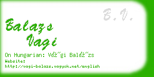 balazs vagi business card